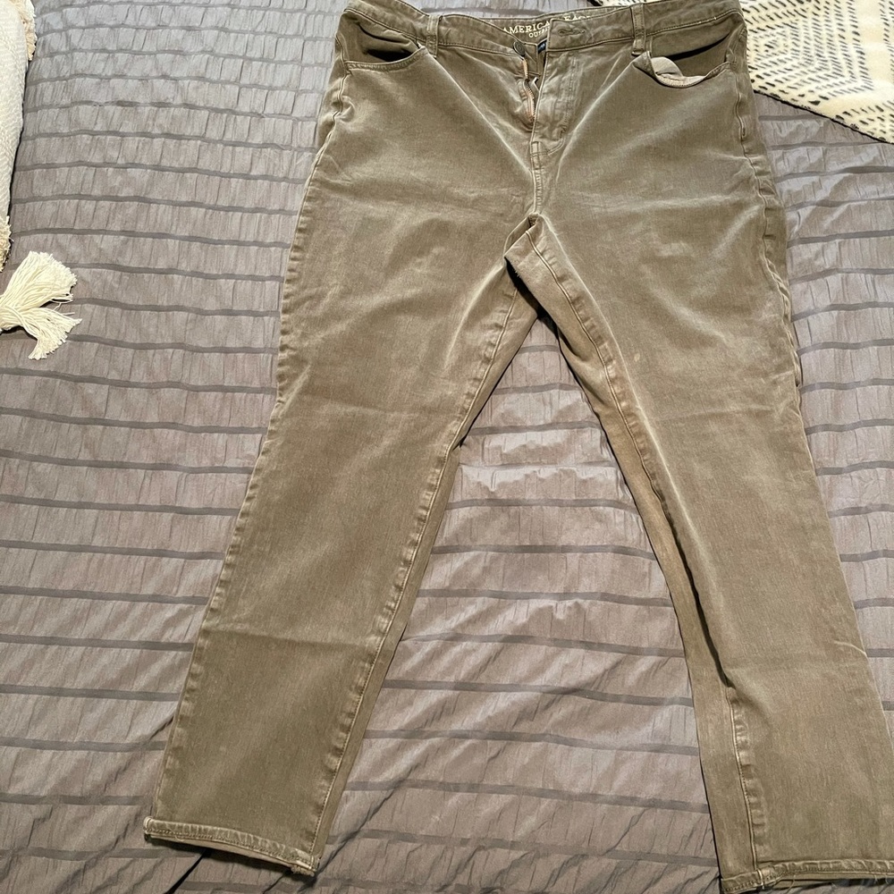 AE Green High Rise Jegging